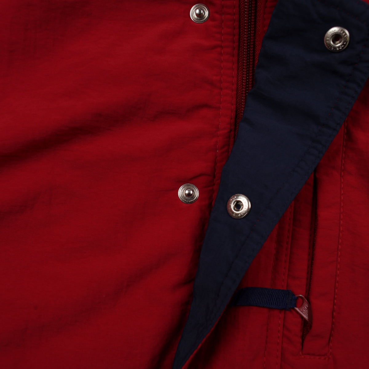 Vintage L.L. Bean Jacket L Mens 90s Red Gore-Tex Full Zip Lined Outdoor Bomber