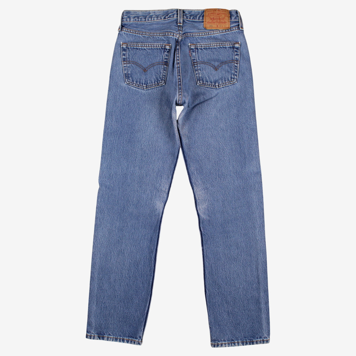 Levis 501 Jeans 30x32 Blue Regular Straight USA Made Stonewash Red Tab Denim