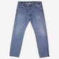 Levis 505 Jeans 38x34 Blue Regular Straight Faded Stonewash Red Tab Denim