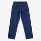 Key Carpenter Jeans 32x32 Blue Dark Stonewash Straight Workwear Zip Fly Denim