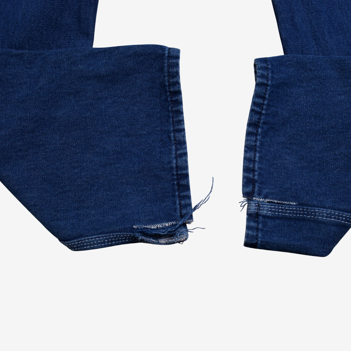 Key Carpenter Jeans 32x32 Blue Dark Stonewash Straight Workwear Zip Fly Denim