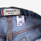 Levis 505 Jeans 35x32 Blue Regular Straight Faded Light Stonewash Zip Denim
