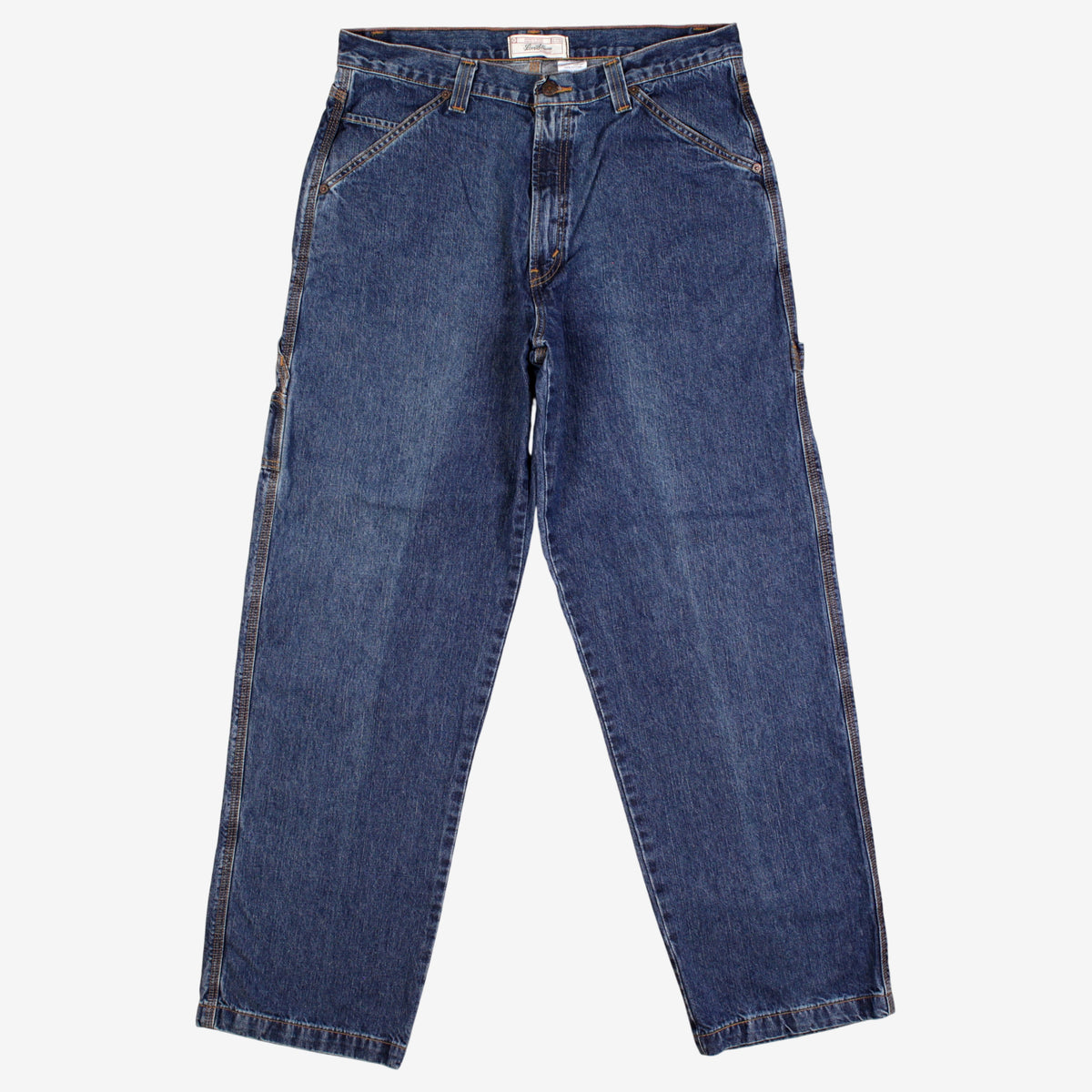 Levis Signature Jeans 34x34 Blue Strauss Carpenter Medium Stonewash Denim
