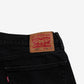 Levis 505 Jeans 36x34 Black Regular Straight Faded Stonewash Red Tab Denim
