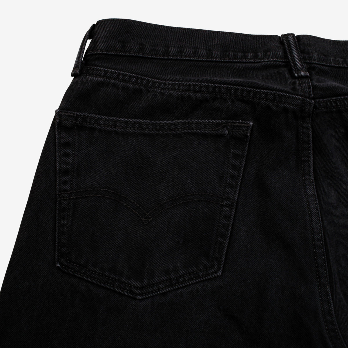 Levis 505 Jeans 36x34 Black Regular Straight Faded Stonewash Red Tab Denim