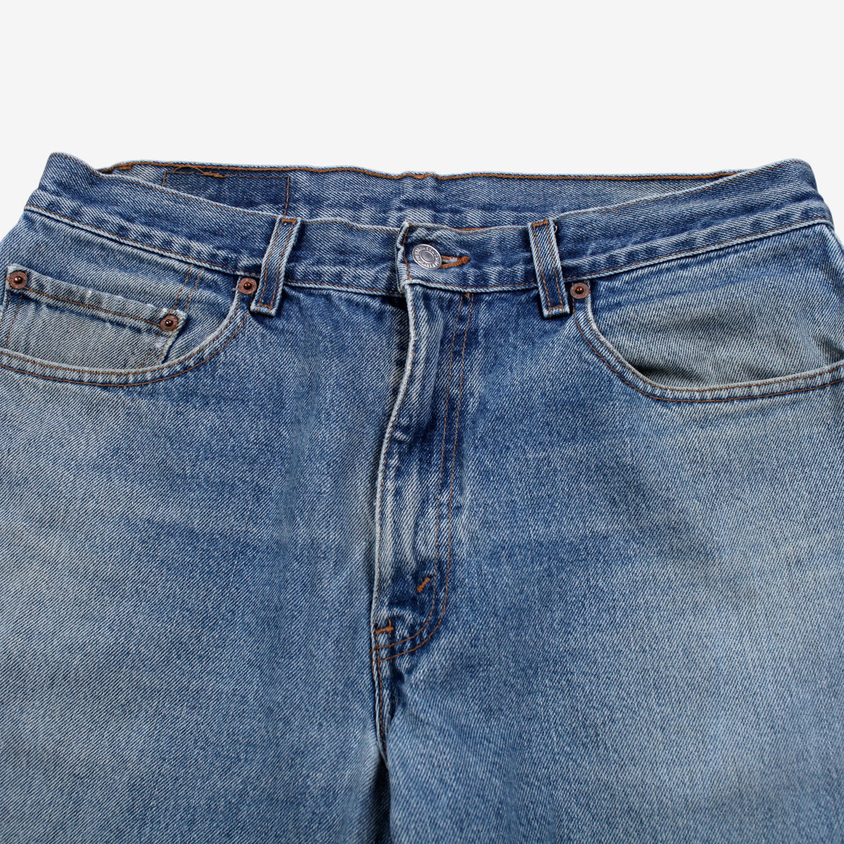 Levis 550 Jeans 34x34 Blue Relaxed Taper Faded Stonewash Red Tab Denim
