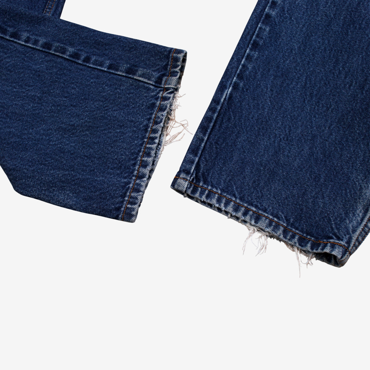 Levis 505 Jeans 38x32 Blue Regular Straight Faded Zip Fly Red Tab Classic Denim