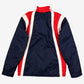 Vintage Bomber Racing Jacket S Mens 70s Blue Nylon Lined Navy Red White