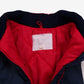 Vintage Bomber Racing Jacket S Mens 70s Blue Nylon Lined Navy Red White