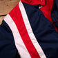 Vintage Bomber Racing Jacket S Mens 70s Blue Nylon Lined Navy Red White
