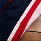 Vintage Bomber Racing Jacket S Mens 70s Blue Nylon Lined Navy Red White