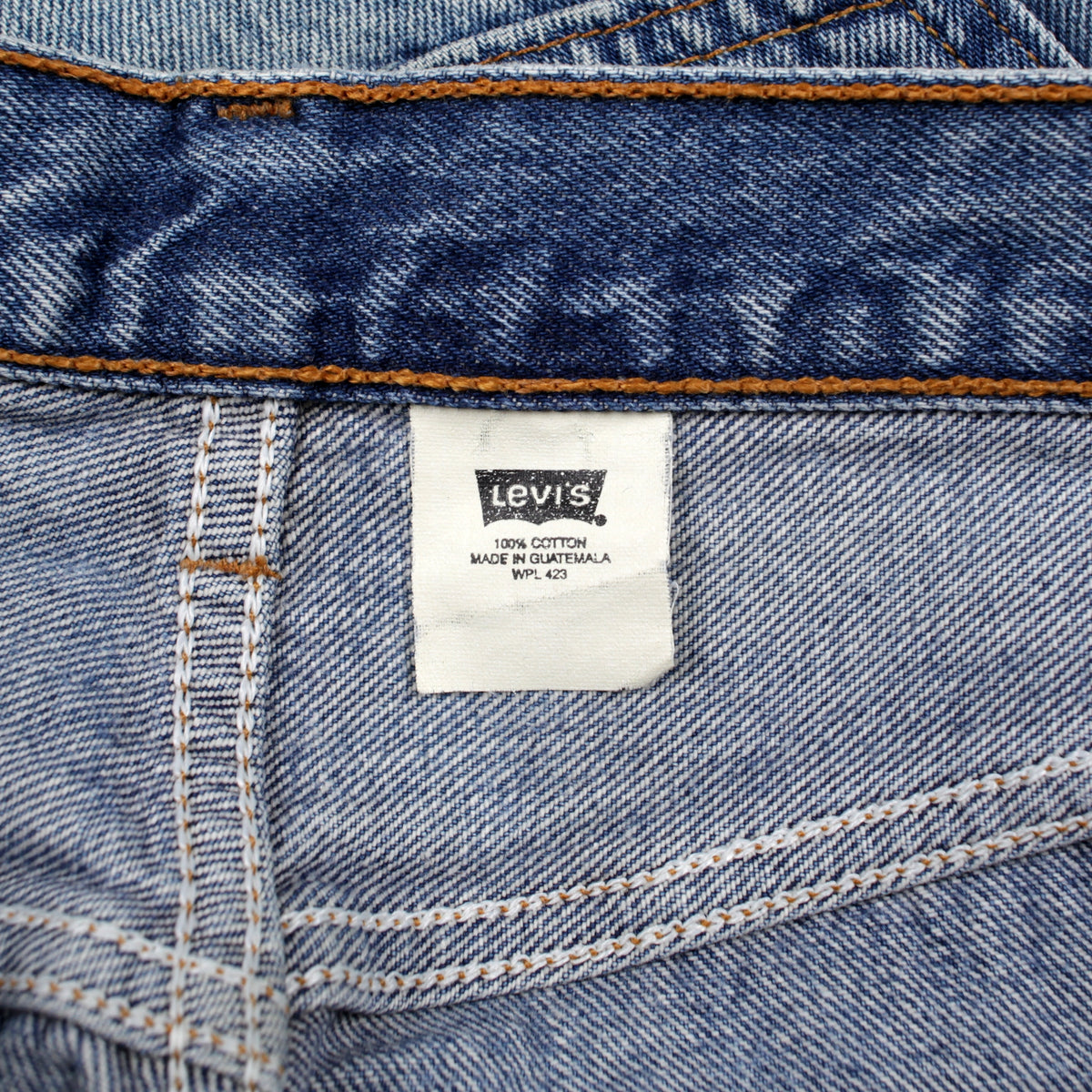 Vintage Levi's 501 Jeans Faded Light Wash Button Fly Mid Rise Red Tab Classic