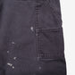 Berkley Jensen Carpenter Trousers Pants 36x32 00s Grey Straight Paint Splatter