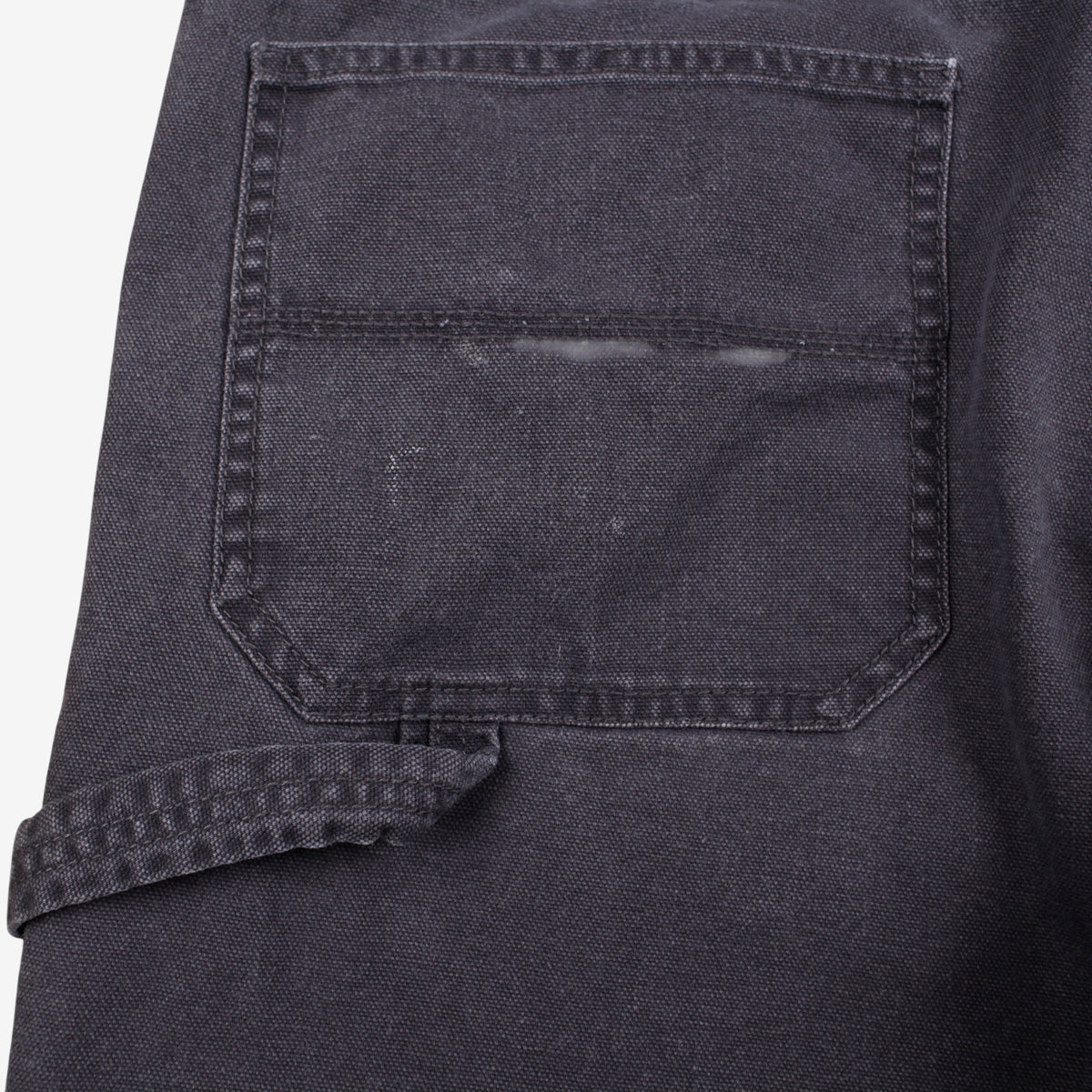 Berkley Jensen Carpenter Trousers Pants 36x32 00s Grey Straight Paint Splatter
