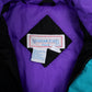 Vintage Norman Todd Bomber Jacket L Mens 90s Black Nylon Insulated Casual