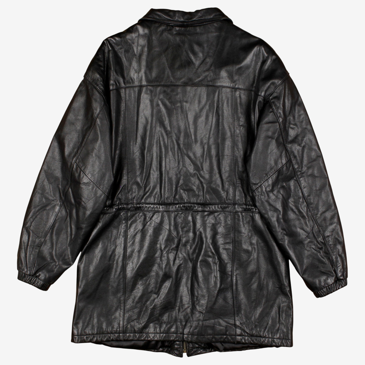 Vintage Carlo Amboldi Leather Jacket L Womens 00s Black Lined Moto Biker