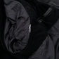Reaction Kenneth Cole Leather Pea Coat Jacket L Mens Black Lined Double Breasted