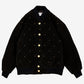 Vintage Bagatelle Bomber Jacket S Womens Black Suede Quilted Studded