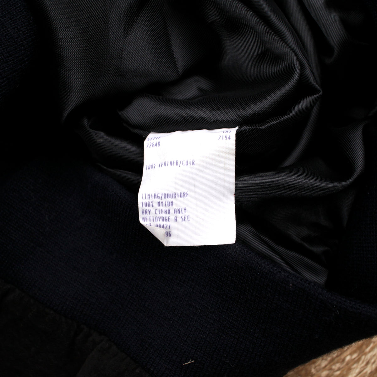 Vintage Bagatelle Bomber Jacket S Womens Black Suede Quilted Studded