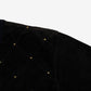 Vintage Bagatelle Bomber Jacket S Womens Black Suede Quilted Studded