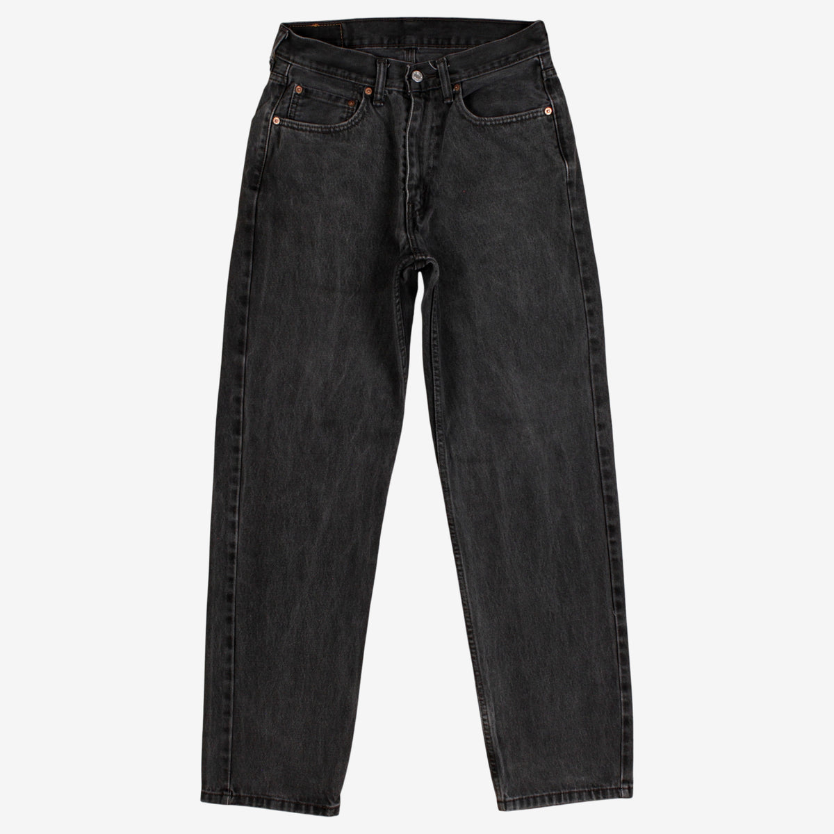 Levis 550 Jeans 30x32 Grey Relaxed Taper Faded Mid Rise Zip Fly Denim