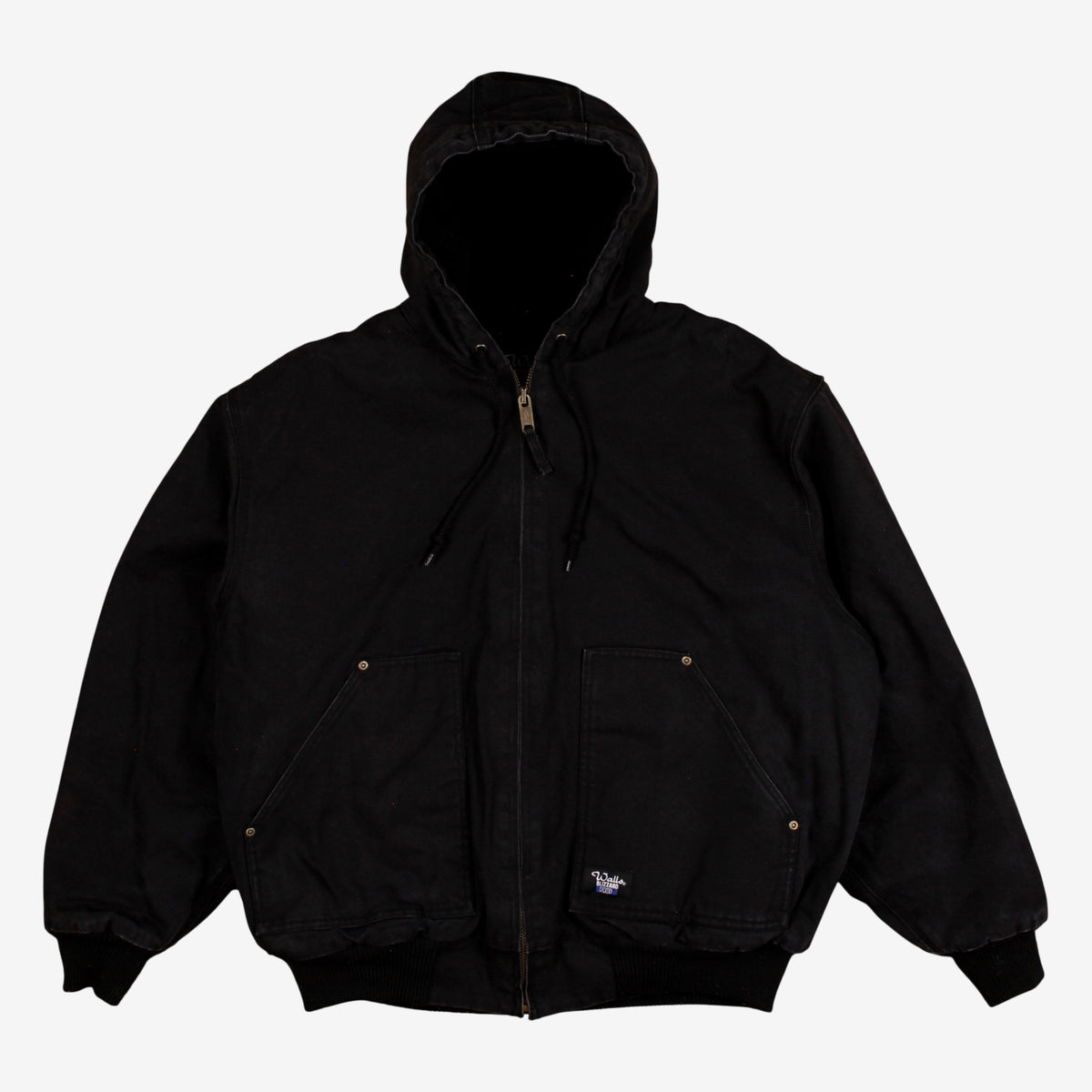 Vintage Walls Workwear Jacket 2XL Mens 90s Black Blizzard Pruf Utility Durable