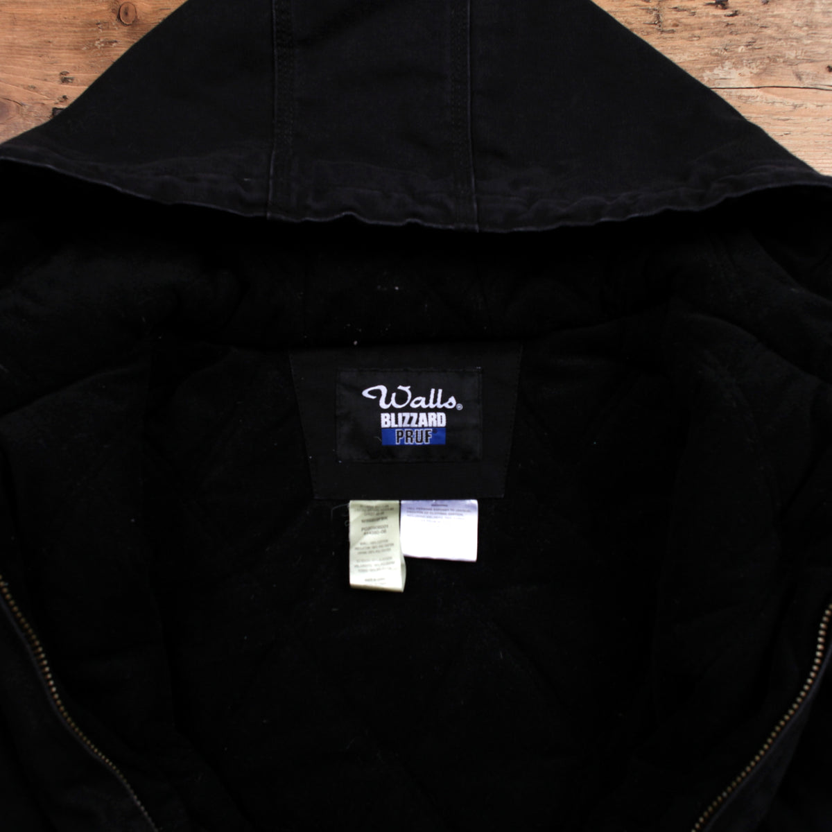 Vintage Walls Workwear Jacket 2XL Mens 90s Black Blizzard Pruf Utility Durable