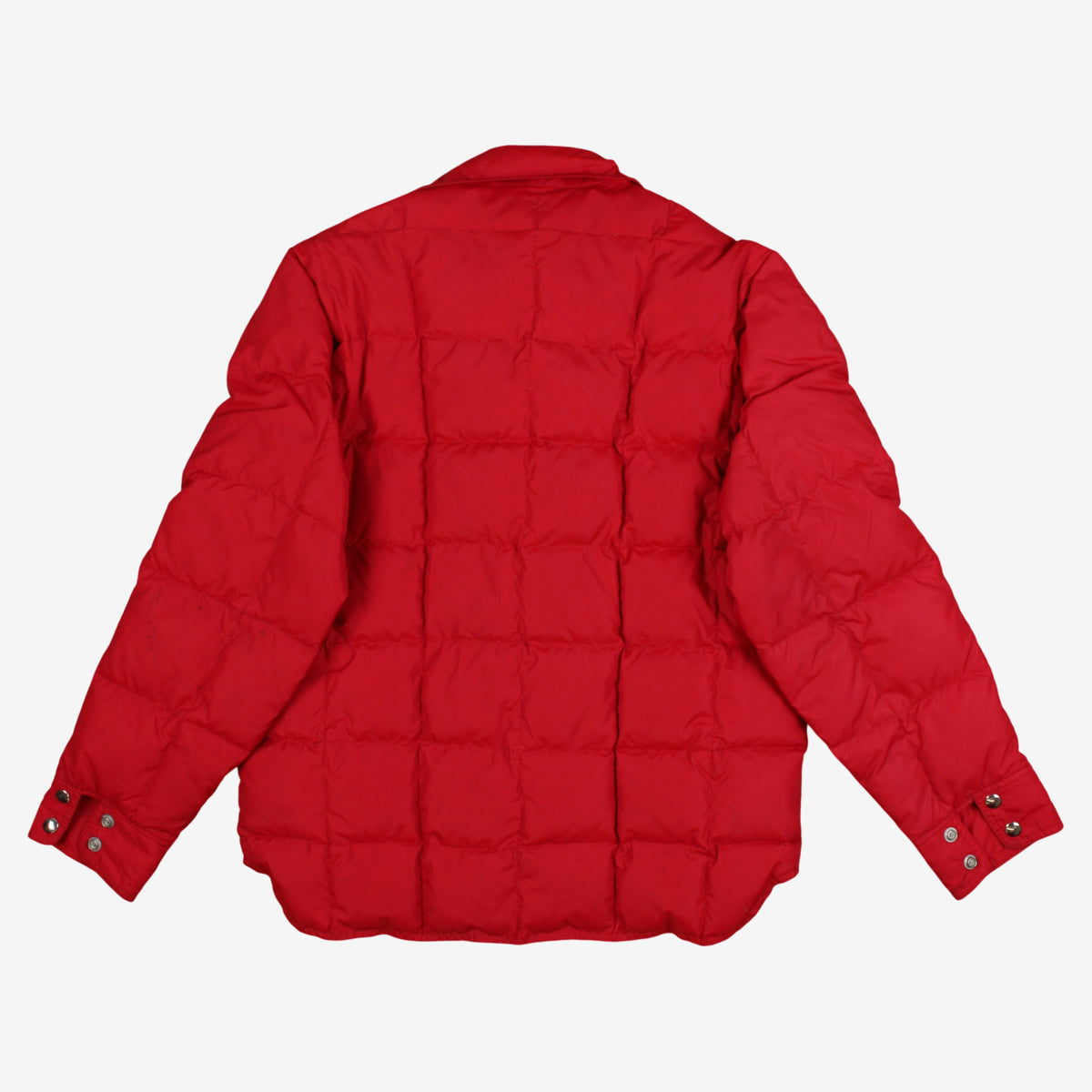 Vintage Rainier Down Puffer Jacket L Mens 80s Red Nylon Insulated Warm