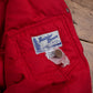 Vintage Rainier Down Puffer Jacket L Mens 80s Red Nylon Insulated Warm