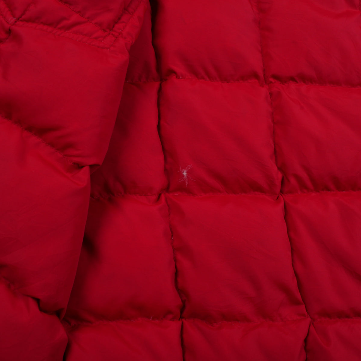 Vintage Rainier Down Puffer Jacket L Mens 80s Red Nylon Insulated Warm