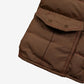 Vintage Uphill Down Products Puffer Jacket M Mens 70s Brown Superior Nylon Tan