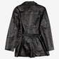Sonoma Jean Company Leather Jacket XL Womens 00s Black Lined Casual Everyday