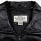 Sonoma Jean Company Leather Jacket XL Womens 00s Black Lined Casual Everyday