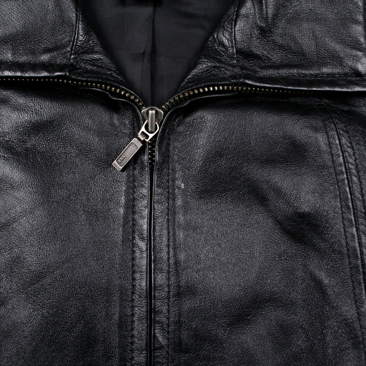 Sonoma Jean Company Leather Jacket XL Womens 00s Black Lined Casual Everyday