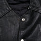 Vintage Maryland Leather Inc Vest XL Mens 90s Black Motorcycle Patched Biker