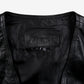 Vintage Leather Vest L Mens Black Lined Western Biker Motorcycle Gilet