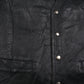 Vintage Leather Vest M 40 Mens Black Lined Biker Motorcycle Gilet Jacket