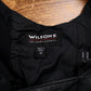 Vintage Wilsons Vest M Womens Black Wrap Front Lined Biker Motorcycle Gilet