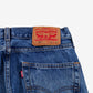 Levis 505 Jeans 29x30 Blue Regular Straight Faded Mid Stonewash Red Tab Denim