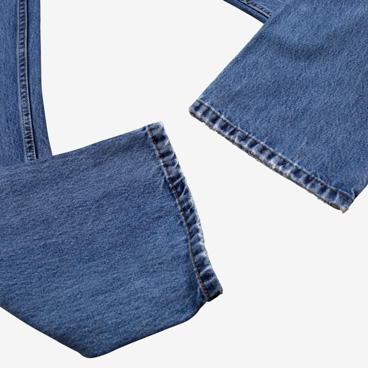 Levis 505 Jeans 32x30 Blue Regular Straight Faded Medium Stonewash Denim