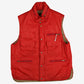 Vintage Jeffrey Howard Nylon Vest XL Mens 90s Red Outdoor Utility Gilet
