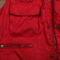 Vintage Jeffrey Howard Nylon Vest XL Mens 90s Red Outdoor Utility Gilet