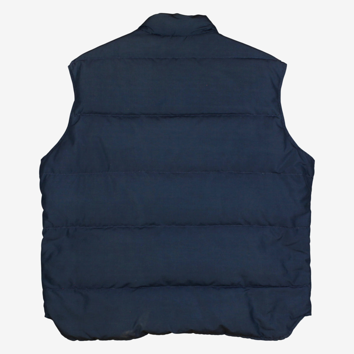Vintage Woolrich Down Vest XL Mens 80s Blue Navy Snap Front Insulated Gilet