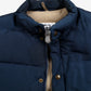 Vintage Woolrich Down Vest XL Mens 80s Blue Navy Snap Front Insulated Gilet