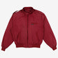 Vintage Members Only Bomber Jacket L 42 Mens 90s Red Lined Windbreaker