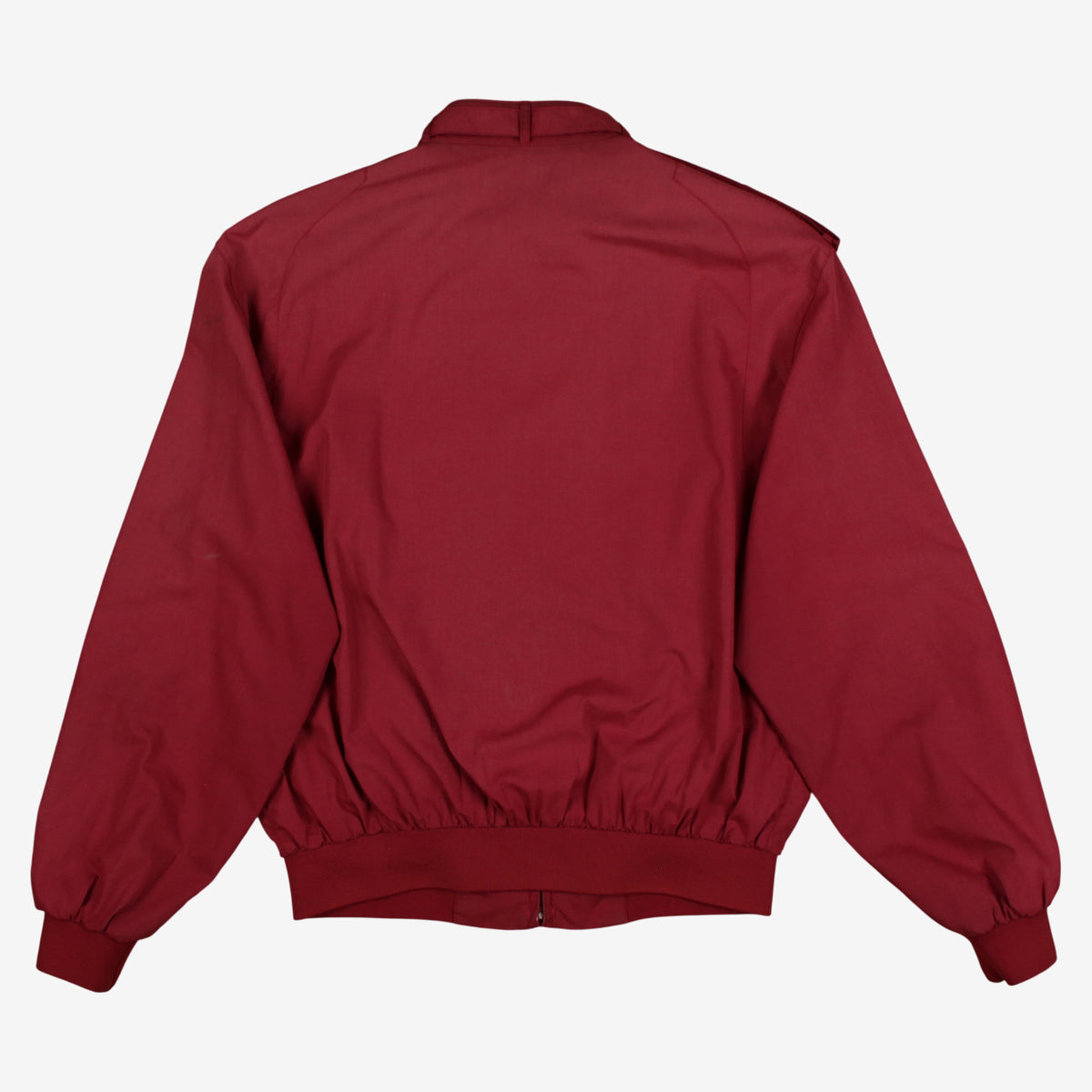 Vintage Members Only Bomber Jacket L 42 Mens 90s Red Lined Windbreaker