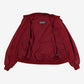 Vintage Members Only Bomber Jacket L 42 Mens 90s Red Lined Windbreaker