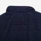 Vintage Cabelas Goose Down Vest L Mens Blue Navy Snap Front Insulated Gilet
