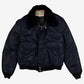 Vintage Struggle Gear William Barry Bomber Jacket M 40 Mens 90s Blue USA Made