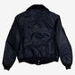 Vintage Struggle Gear William Barry Bomber Jacket M 40 Mens 90s Blue USA Made